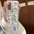 thumbnail image 3 of Funda de teléfono Kawaii Crayon Shin-Chan, iPhone 15/14/13 Pro Max, Linda funda protectora de teléfono de Anime, funda suave anticaída, accesorios de regalo, 3 of 4
