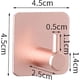 thumbnail image 3 of Toallero, toallero resistente a la oxidación, soporte de pared moderno, toallero de baño, oro rosa, 3 of 5