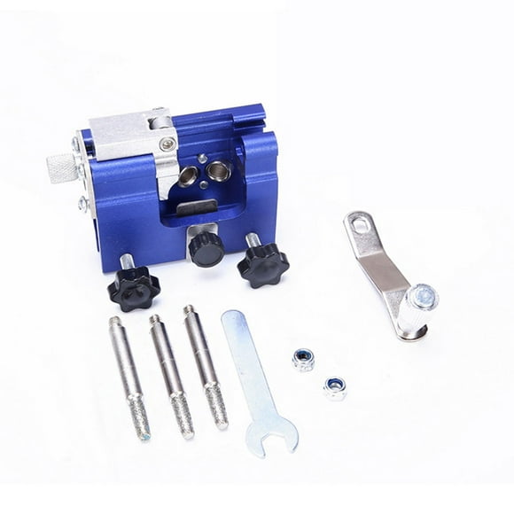CNKOO Chainsaw Sharpener Jig Hand Cranked Chainsaw Chain Sharpening Kit Portable Fast Crank Chainsaw Sharpener Tool for Chain Saws & Electric Saws DIY Lumberjack Garden Worker