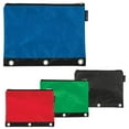 thumbnail image 1 of Merangue Standard 3 Ring Pencil Pouch, Assorted, 4 Pack, 1 of 4