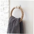 thumbnail image 7 of STOBOK Rustic Wall Mounted Towel Holder Hand Towel Rack for Bathroom Kitchen Bedroom Decor Rope Design, 7 of 7