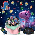 thumbnail image 1 of Proyector de luz nocturna VANSHINIEER Dinosaur Pink para niños, 1 of 7