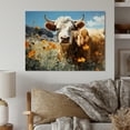 thumbnail image 2 of Designart "Cow pasture Serenity" Animals Metal Wall Art, 2 of 5