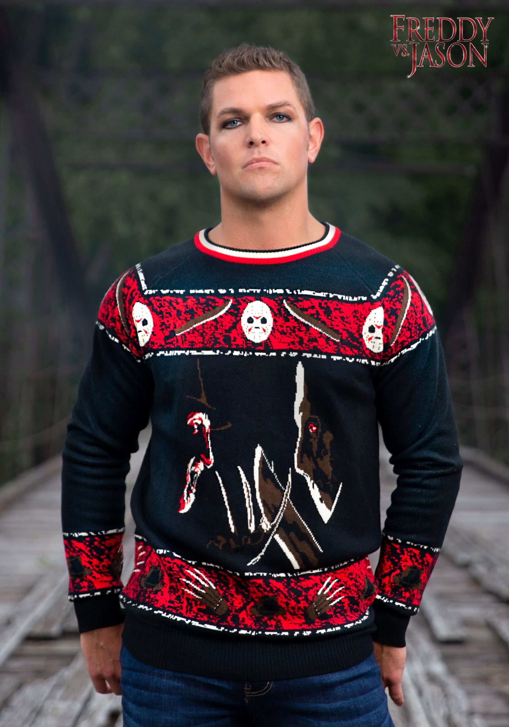 Freddy krueger top xmas jumper
