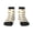 3 Black, variant on Leopard Print Pattern Quarter Crew Socks,Toe Seamed Ankle Socks,Cotton Cushioned Breathable Athletic Crew Sports Socks