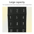 thumbnail image 3 of 12 Pockets Hanging Organizer, Attractive And Durable, Large Capacity, Space Saving, Easy Installation, Versatile Design,  And Solid Wood Material, 37 X 73cm Size For, 3 of 8