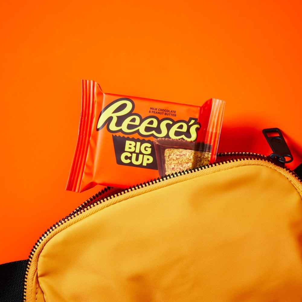 REESES Big Cup Milk Chocolate Peanut Butter Cups Candy Packs 1.4 oz - 5 Pack