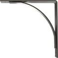 thumbnail image 4 of Ekena Millwork 3"W x 14"D x 14"H Morris Steel Bracket, Hammered Gray, 4 of 11