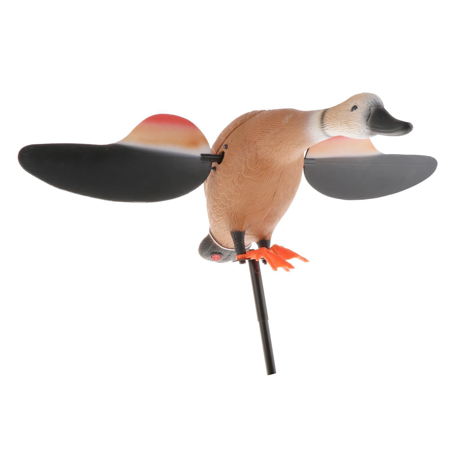 Electric Flying Duck Decoy Fly Mallard Drake with Support Foot Hunting Shooting 