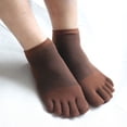 thumbnail image 4 of Calcetines de malla para hombre, calcetines finos de verano de cinco dedos, calcetines de algodón de cinco dedos, calcetines de negocios de malla absorbente de sudor, 4 of 4