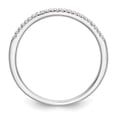 thumbnail image 2 of Auriga 14K White Gold Diamond Wedding Band for Women Size 7 (0.09ct, Color- G-H, Clarity- I1), 2 of 6