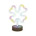 thumbnail image 2 of Clover Neon Signs,Green Clover Led Lights Battery Operated Usb Powered Decoration Lamp,Neon Lights Decor for St.Patrick's Day Gifts,Party,Room Decor,Shamrock Lights Led Neon Signs for Wall Decor, 2 of 9