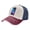 Navy And Red, variant on Men Women Galaxy Distressed Twill Cotton Baseball Cap Vintage Adjustable Dad Hat