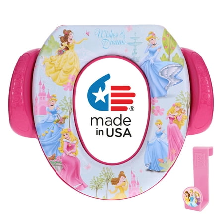 Disney Princess "Wishes and Dreams" Soft Potty Seat with Potty Hook