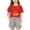 07-Red, variant on Yutgune Toddler Girl Back to School Cute Summer Cotton Outfits Watermelon Print Short Sleeve T-Shirt and Shorts 2 Piece Set, 2-8 Years