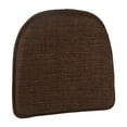 thumbnail image 5 of Gripper Non-Slip 15" x 16" Vienna Chenille Chocolate Brown Chair Cushions, Set of 4, 5 of 6