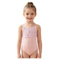 thumbnail image 2 of RFQWOVSR Girls' Glitter Ballet Tutu Leotard for Dance Performance, 2 of 5