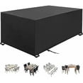 thumbnail image 1 of Outdoor Furniture Guards, Patio Furniture Covers, Patio Sectional Couch Cover Waterproof Design, Multi-Layer Defense For Garden Furniture, Easy to Use For Quick Protection (Black), 1 of 5