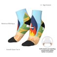 thumbnail image 6 of Pofeuu Hello Summer3 Print 30cm Socks, Adult Running Hiking Socks for Youth and Adult, 6 of 7