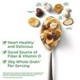 Basic 4 Heart Healthy Cereal, Fruit and Nut Fiber Cereal with Whole Grain, 19.8 oz