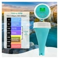thumbnail image 7 of Portable 6 In 1 Water Quality Detector PH EC TDS ORP Temperature Chlorine CL APP Display Swimming Pool 6in1 Water Quality Tester ,Accurate - BLUE_7 IN 1 SOLAR POWERED, 7 of 7