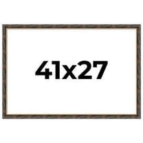 41x27 Frame Gold Real Wood Picture Frame Width 1.5 inches | Interior Frame Depth 0.5 inches |