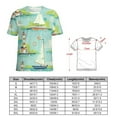 thumbnail image 2 of Coastal Sailboats Lighthouses T Shirts Basic T-Shirt Short Sleeve Ladies Tee Shirt Summer Graphic Clothing, 2 of 7