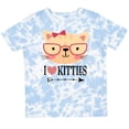 thumbnail image 3 of Inktastic Cat Lover I Love Kitties Girls Toddler T-Shirt, 3 of 5