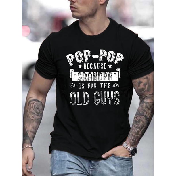 Lightweight, Men's Trendy Casual Sports Tee - Crew Neck, Machine Washable - Perfect for Summer