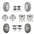 thumbnail image 1 of Transit Auto Front Rear Disc Brake Caliper Coated Rotors and Semi-Metallic Pads Kit (10Pc) for Car BMW 528i xDrive Without Performance Brakes with 330mm Diameter Rotor KCG-101123S, 1 of 11