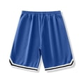 thumbnail image 5 of JoveMarine Men's Basketball Shorts with Drawstring, Casual Sports Shorts for Gym, Running and Daily Wear, Lightweight Quick-Dry Sky Blue L, 5 of 6