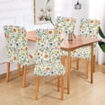 thumbnail image 2 of Yayeee 2 Pack Dining Chair Covers Stretch Parson Chairs Slipcovers Seat Protector, Watercolor Wildflowers Pattern, 2 of 6