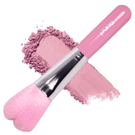 Pana Pink Heart Shaped Powder and Cheek Makeup Brush