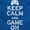 Royal, variant on Vintage Keep Calm Video Game On Nerd Zip Up Hoodie Men's Women's Brisco Brands X