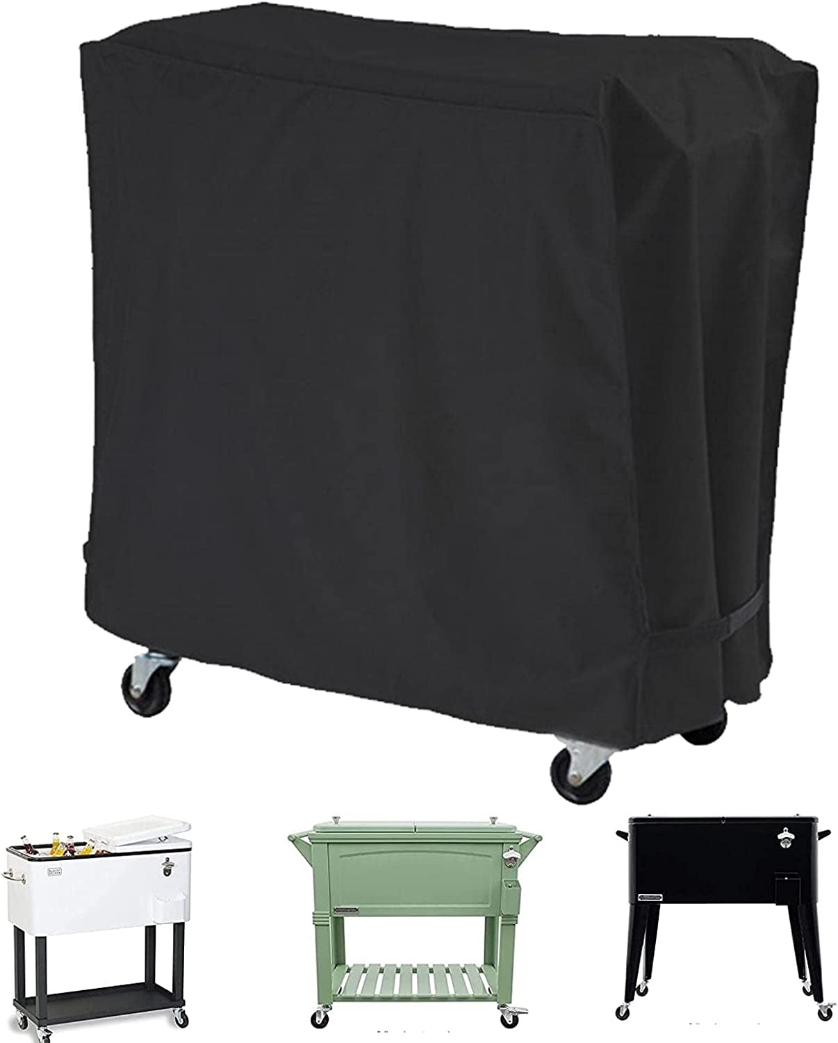 Cooler Cart Cover Oxford Polyester Outdoor Waterproof Cooler Cover