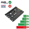 thumbnail image 4 of Convertidor Vertical de Adaptador M.2 NVME Key M SSD A SFF-8639 U.2 con Soporte de 2230 2242 2260 2280 M.2 SSD, 4 of 5