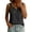 Black, variant on JoveMarine Tank Tops for Women Casual Polka Dot Print V Neck Spaghetti Strap Sleeveless Top for Summer,Light Blue S