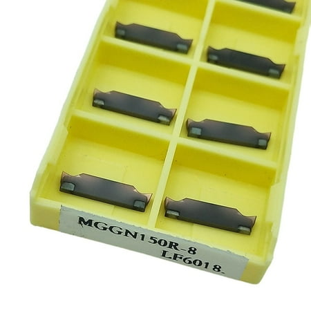

10pcs MGGN150R-8 LF6018 Fine ground grooving inserts MGGN150 carbide inserts