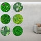 thumbnail image 4 of Pared De Plantas, Fondo De Césped Artificial Plantado Verde, Pared Verde, Decoraciones De Jardín De Flores Falsas De Plástico Para Puerta, Balcón Eigraketly HA039809-04, 4 of 6