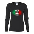 thumbnail image 2 of Wild Bobby, Italian Soccer Its Coming to Rome, Sports, Women Graphic Long Sleeve Tee, Black, Small, 2 of 4