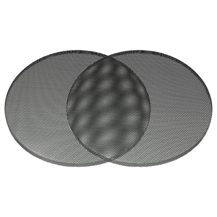 Unique Bargains 2 Pcs Universal 6.5 Inch Speaker Grills Mesh for Audio Subwoofer 173x6.5mm Grille without Frame Black