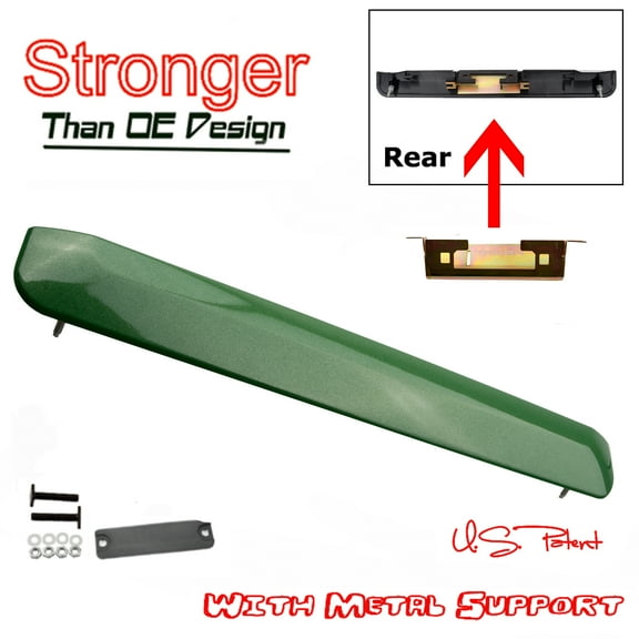 CF Advance For 04-06 Scion xb 1.5L Rear Liftgate Tailgate Handle Garnish Hatch with Metal Bracket and Switch Rubber Grommet 6U1 Green Mica 2004 2005 2006