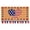 Patriotic Natural Coir Door Mat A#, variant on America Y'all Patriotic Coir Doormat - Fourth of July Front Door Decor, USA Flag Star Welcome Mat for Outdoor Entryway,Housewarming Gift, Non-Slip Natural Coconut Fiber (Heart)