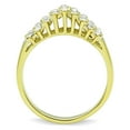 thumbnail image 3 of Womens Gold Ring 316L Stainless Steel Anillo Color Oro Para Mujer Ninas Acero Inoxidable with Top Grade Crystal in Clear Elisheba, 3 of 4