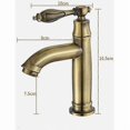 thumbnail image 2 of European Style Copper Retro Basin Faucet, 2 of 4