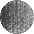 thumbnail image 1 of Ahgly Company Indoor Round Oriental Gray Industrial Area Rugs, 7' Round, 1 of 4
