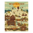 thumbnail image 2 of Whitefish, Montana, Ski Resort, Geometric (1000 Piece Puzzle, Size 19x27, Challenging Jigsaw Puzzle for Adults and Family, Made in USA), 2 of 4