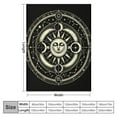 thumbnail image 4 of Nawypu Constellation Blanket Cozy Plush Galaxy Horoscope Astrology Zodiac Throw Blanket Decor Ultra Soft Warm All Season Lightweight Fuzzy Blanket Gifts for Women Men Adults Bed, 4 of 6