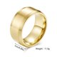 thumbnail image 4 of Minnieouse Anillo de superficie mate a la moda para hombre, anillos de decoración, joyería de pareja, regalo portátil para boda, compromiso, fiesta de Ropa, zapatos y accesorios Miscelánea Oro Minnieouse AP014927-01, 4 of 6