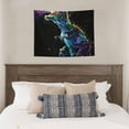 thumbnail image 4 of Kdxio colorful flames dinosaur Wall Hanging Tapestries Banner For Bedroom College Dorm Home Living Room Party Decor 29X37 In, 4 of 8